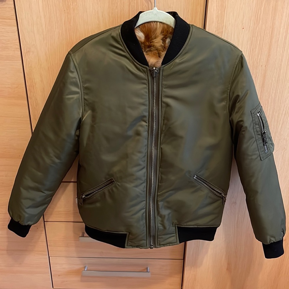 Alice and Olivia Reversible Bomber